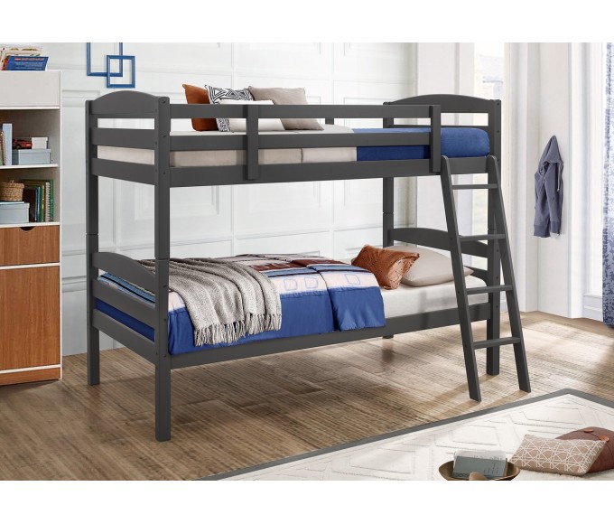 Jefferson Single/Single Bunkbed Grey